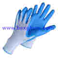 13 Gauge Polyester Liner, Nitrilbeschichtung, Foam Finish Handschuh
